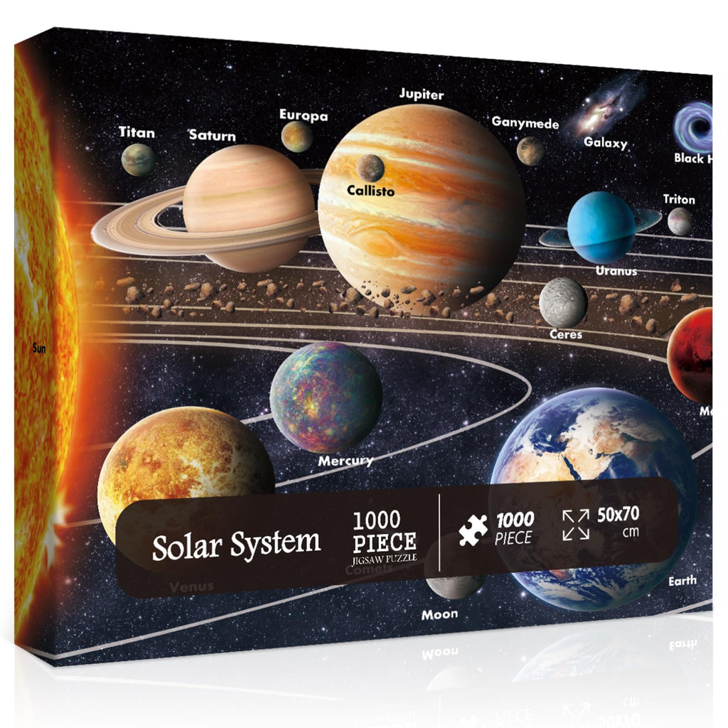 Solar System Jigsaw Puzzle 1000 Pieces – Closeteyes