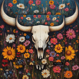 Wildflower Skull Jigsaw Puzzle 1000 Pieces