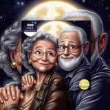 Puzzle Silver Hair Embrace 1000 pièces