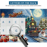 Pezzi di puzzle treno di natale 1000 pezzi