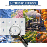 Seasons Train Jigsaw Puzzle 1000 Piece