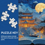 Rompecabezas de ensueño iluminado por la luna, 1000 piezas