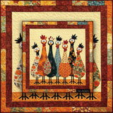 Fabric Chickens Jigsaw Puzzle 1000 Pieces