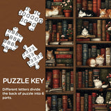 Furry Library Jigsaw Puzzle 1000 Pieces