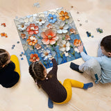 Ceramic Flowers Jigsaw Puzzle 1000 Pieces