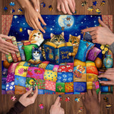 Diligent Cats Jigsaw Puzzle 1000 Pieces