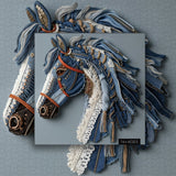 Puzzle Cheval en Denim 1000 Pièces