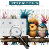 Puzzle con uccelli dei cartoni animati, 1000 pezzi