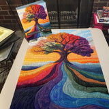 Vibrant Yarn Tree Jigsaw Puzzle 1000 Pieces