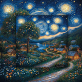 Starry Night Town Jigsaw Puzzle 1000 Pieces