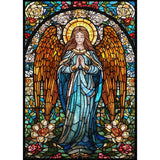 Stained Glass Easter Angel Blessing Jigsaw Puzzle 1000 Pieces
