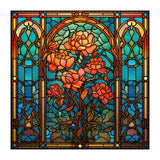 Stained Glass Flower Jigsaw Puzzle 1000 Pieces