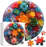 Crystal Succulents Jigsaw Puzzle 1000 Pieces