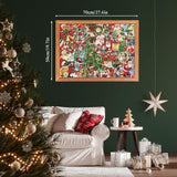 Vintage Christmas Collage Jigsaw Puzzles 1000 Pieces
