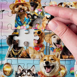 Holiday Dog Jigsaw Puzzle 1000 Pieces