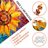 Mosaic Sunflower Jigsaw Puzzle 1000 Pieces