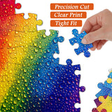 Colorful Water Drops Jigsaw Puzzle 1000 Pieces