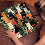 Cat Garden Jigsaw Puzzle 1000 Pieces