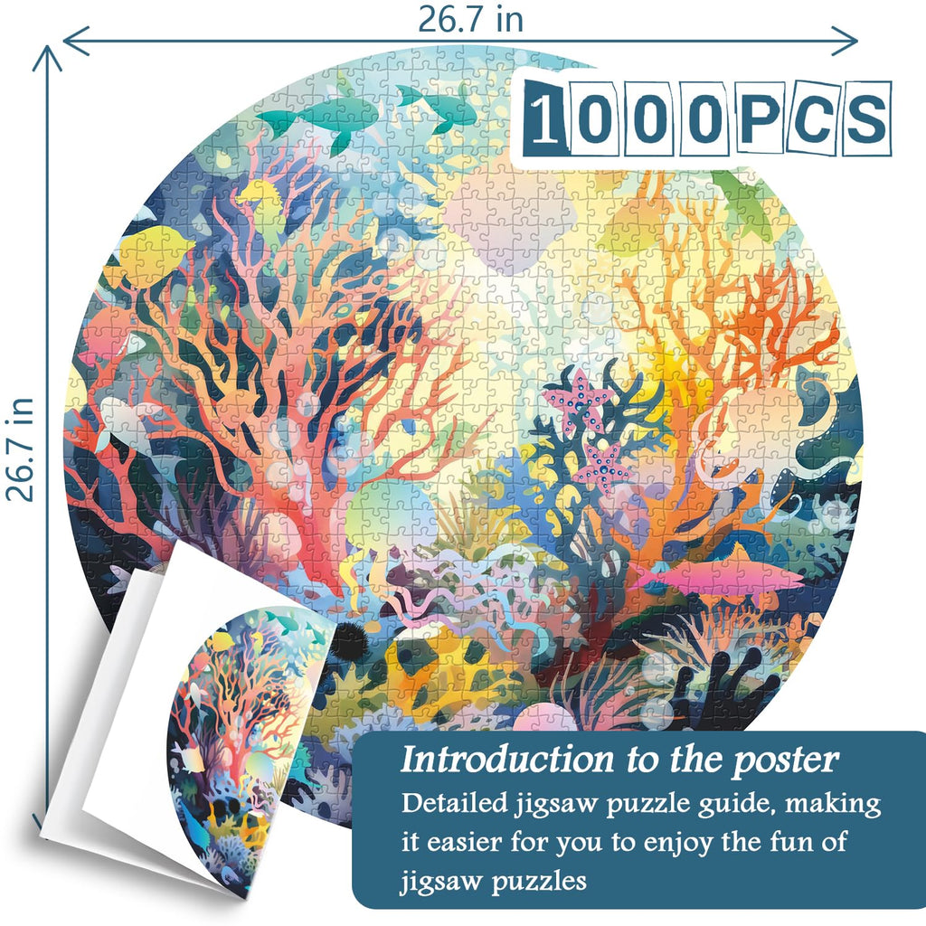 Underwater World Jigsaw Puzzle 1000 Pieces Closeteyes