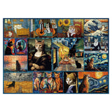 Artistic Meows Jigsaw Puzzle 1000 Pieces