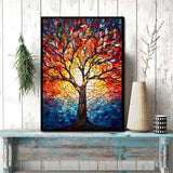 Stained Glass Puzzle Tree of Life Jigsaw Puzzle 1000 Pieces