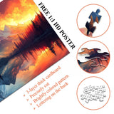 Twilight Mountain View Jigsaw Puzzles 1000 Pieces