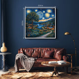 Starry Night Town Jigsaw Puzzle 1000 Pieces