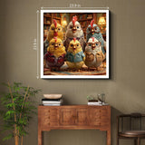 Study Chickens Puzzle 1000 Teile