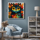 Color Bloom Cat Jigsaw Puzzle 1000 Pieces