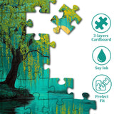 Willow Moon Reflection Jigsaw Puzzle 1000 Pieces