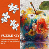 Blooming Color Apple Jigsaw Puzzles 1000 Pieces