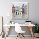 Canal Houses Jigsaw Puzzle 1000 Pieces