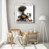 Puzzle Fille à Coudre 1000 Pièces