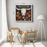 Wildflower Skull Jigsaw Puzzle 1000 Pieces