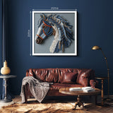 Puzzle Cheval en Denim 1000 Pièces