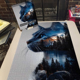 Mystic Forest Cat Puzzle 1000 Teile