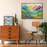 Colorful Ridges Jigsaw Puzzles 1000 Piece