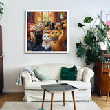 Puzzle Chats dans l'objectif 1000 pièces