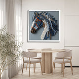 Puzzle Cheval en Denim 1000 Pièces
