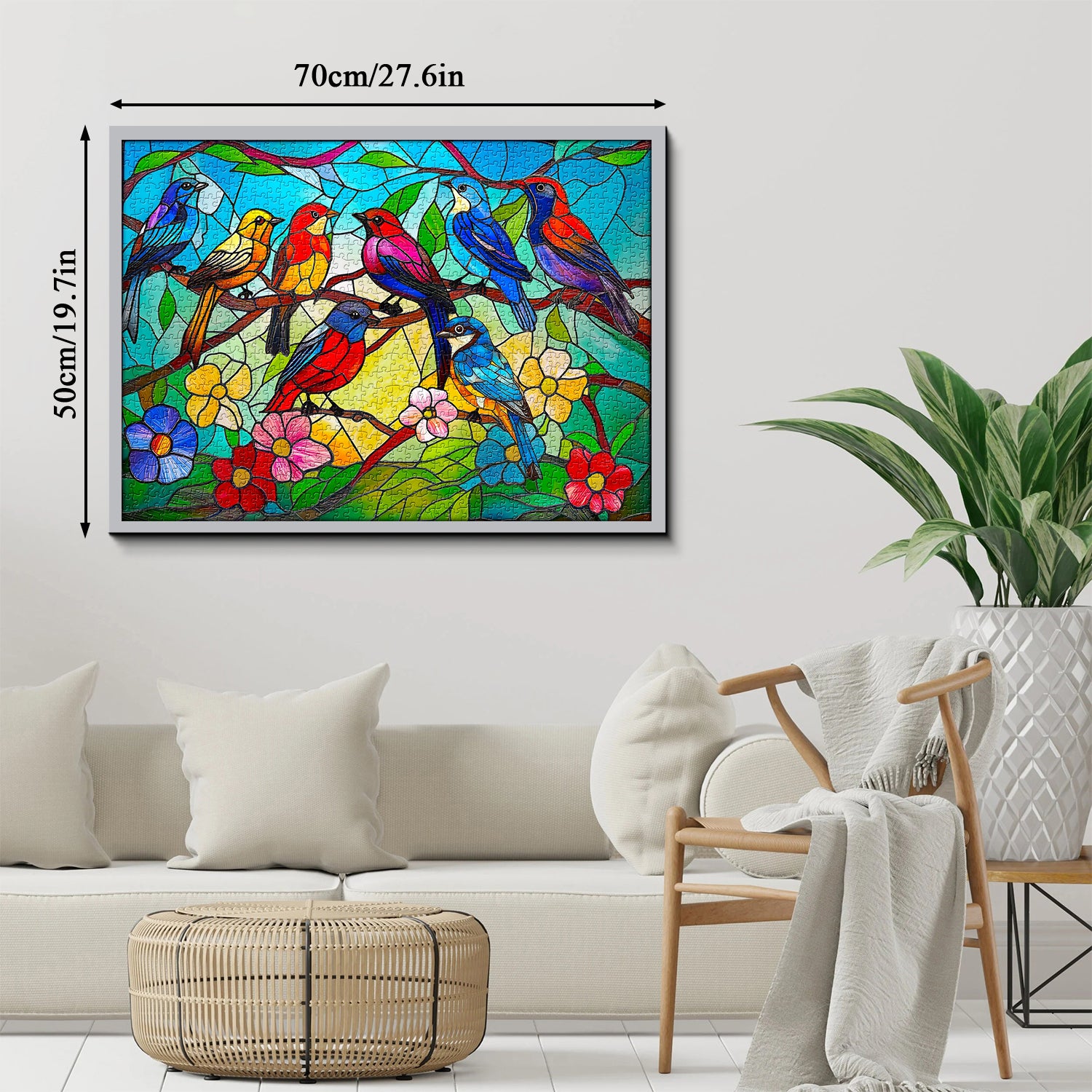 Glass Garden Gala Jigsaw Puzzle 1000 Pieces Closeteyes