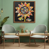 Button Sunflower Jigsaw Puzzles 1000 Pieces
