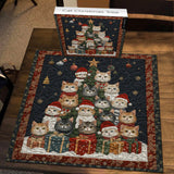 Cat Christmas Tree Jigsaw Puzzle 1000