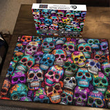 Colorful Skull Jigsaw Puzzle 1000 Pieces