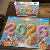 Happy 2026 puzzle puzzle 1000 pezzi