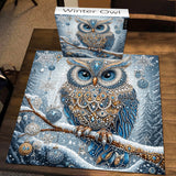 Puzzle puzzle di gufo invernale 1000 pezzi