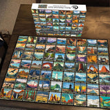 Retro National Park Jigsaw Puzzle 1000 Pieces