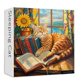 Sleeping Cat Jigsaw Puzzle 1000 Pieces