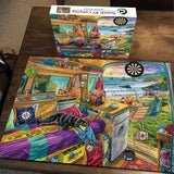 Seaside RV Camping Jigsaw Puzzle 1000 Pieces