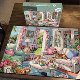 Warm Living Room Jigsaw Puzzles 1000 Pieces