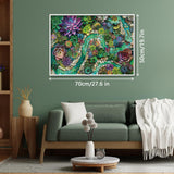 Succulent Lizard Haven Jigsaw Puzzles 1000 Pieces